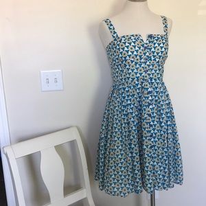 Blue & Yellow Tory Burch Sundress Size 8